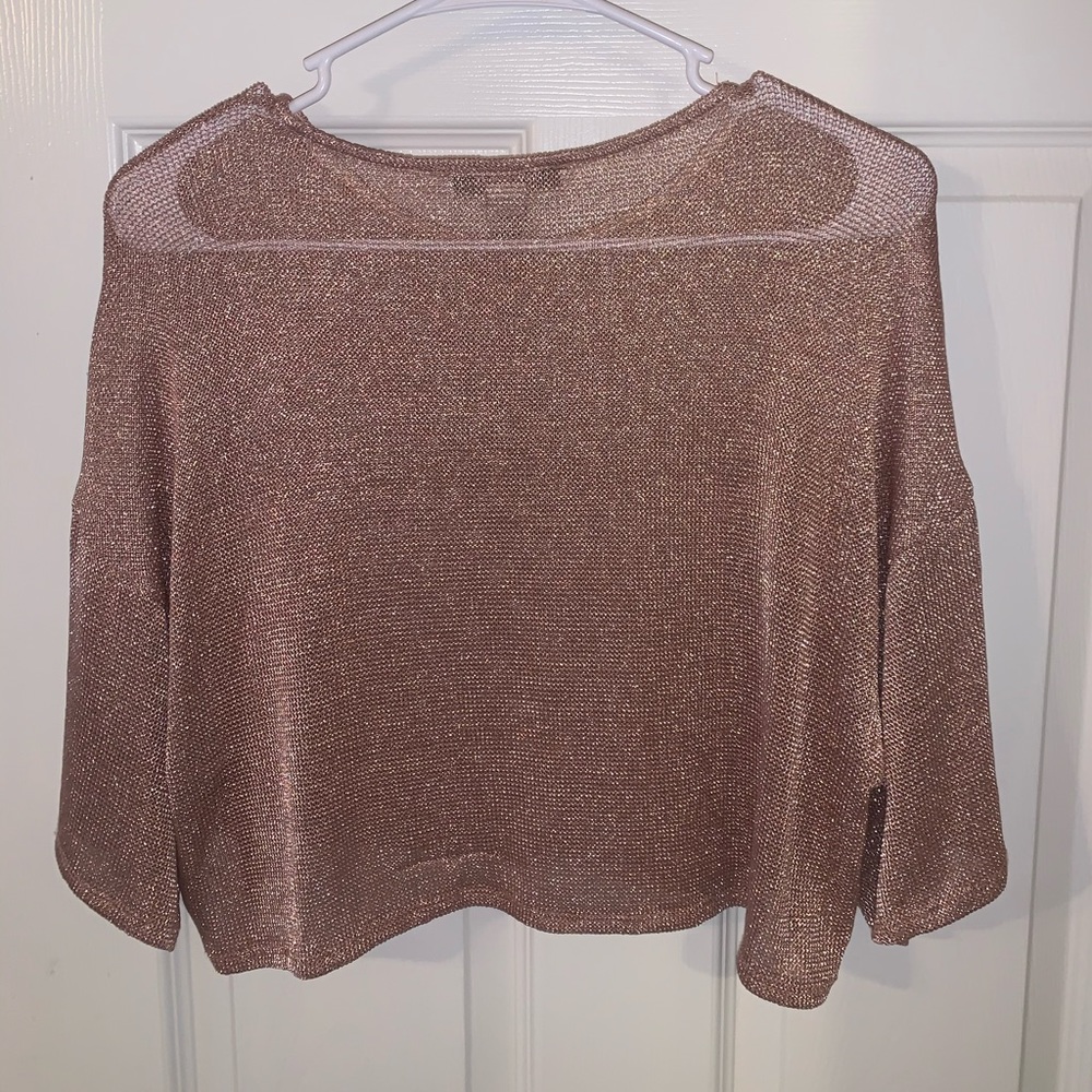 Sheer crop top